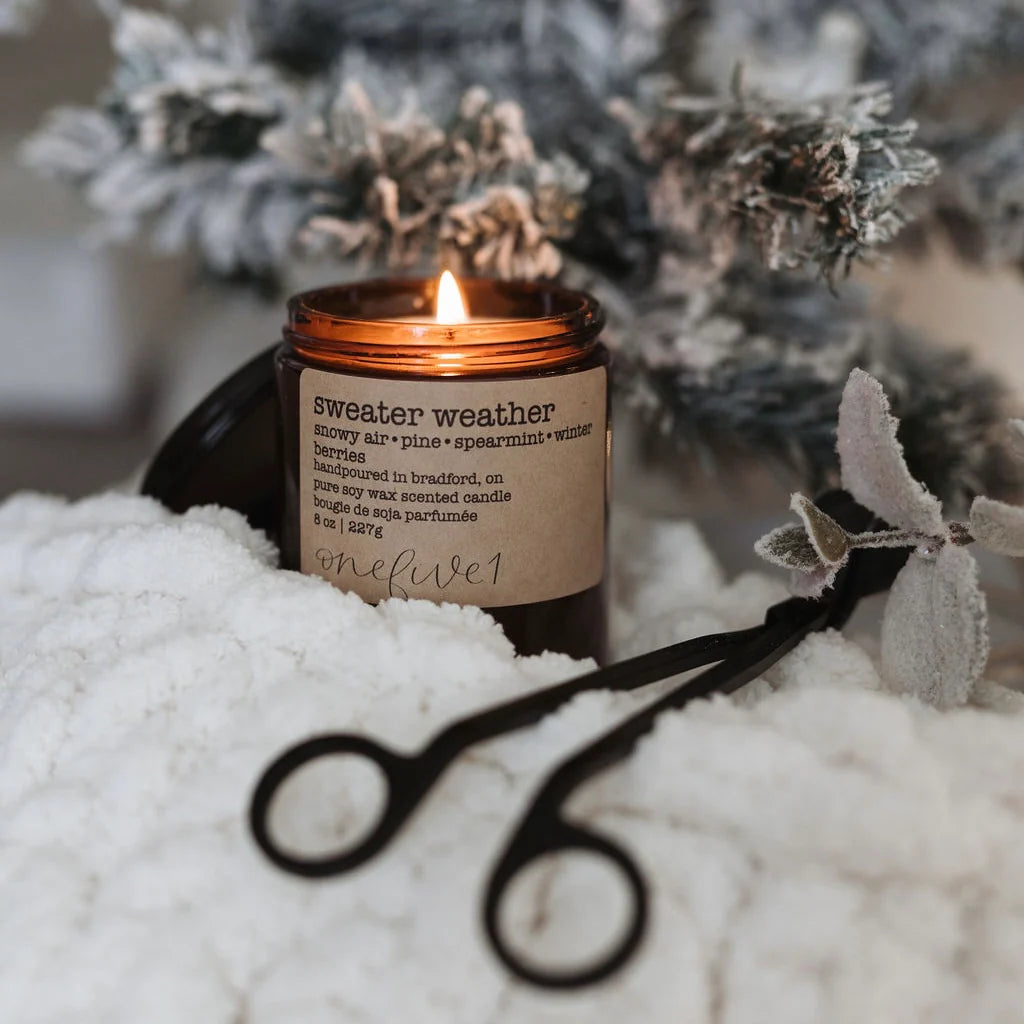 "Sweater Weather" 8oz Soy Candle