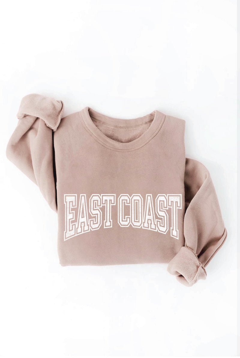 Unisex East Coast Sweatshirt (Collegiate) - Tan