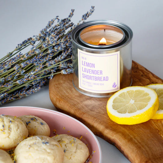 *Canadian Brand* The Company Flare || No. 12 Lemon Lavender Shortbread Soy Candle (Large)