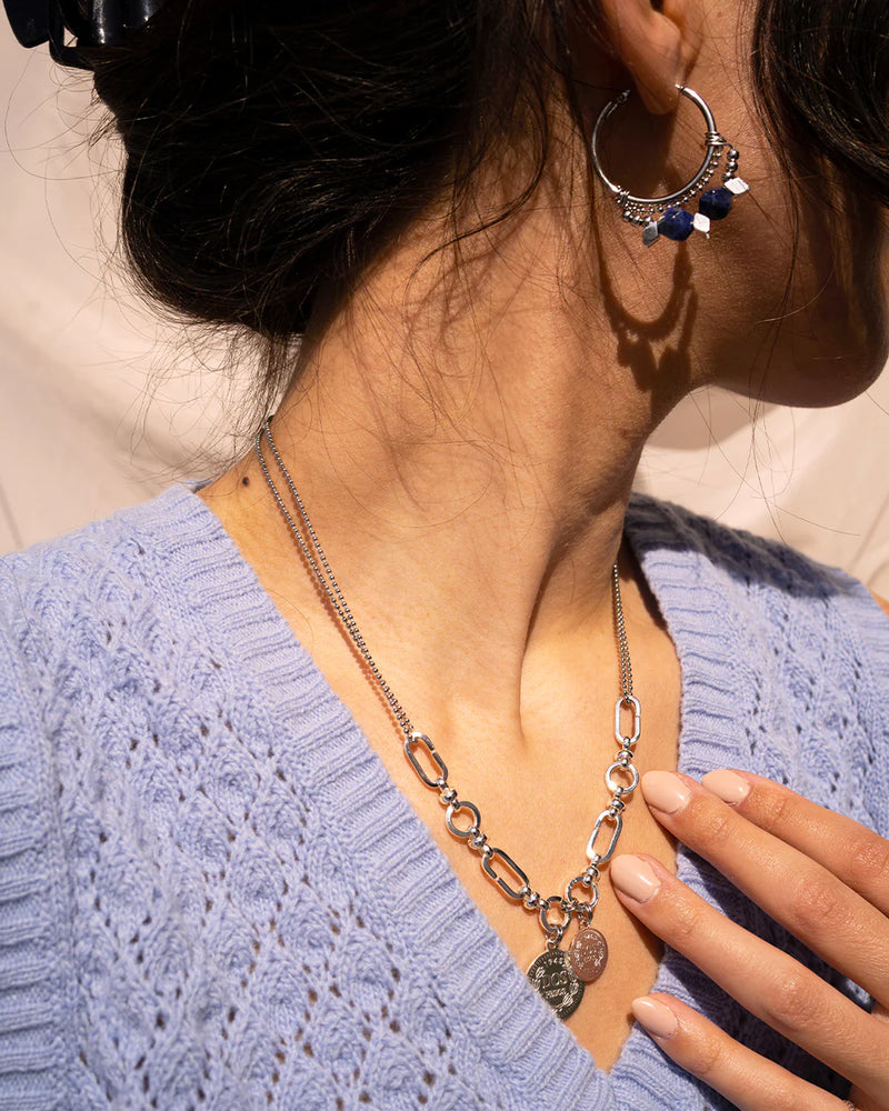 ZENITH | SILVER HOOP EARRINGS