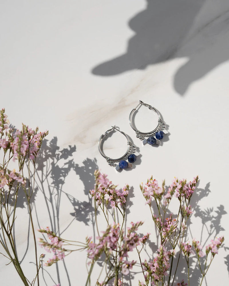 ZENITH | SILVER HOOP EARRINGS