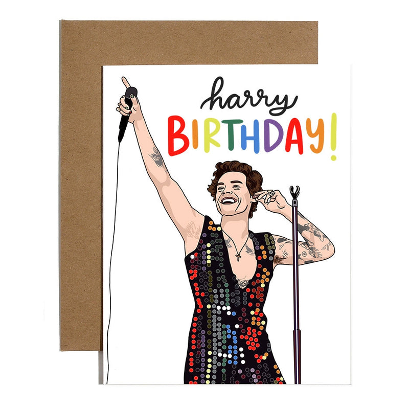 "Harry Birthday" Harry Styles Birthday Card