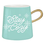 "Stay Cozy" 11oz Tapered Ceramic Mug