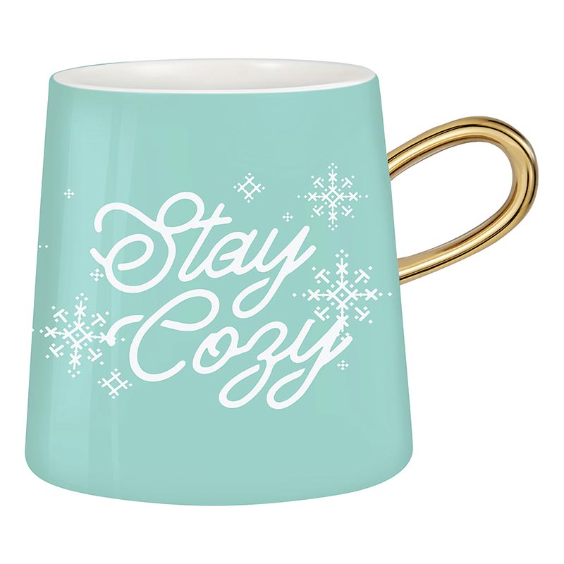 "Stay Cozy" 11oz Tapered Ceramic Mug