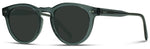 "1039" Polarized Sunglasses || Crystal Blue Frame / Smoke Lens