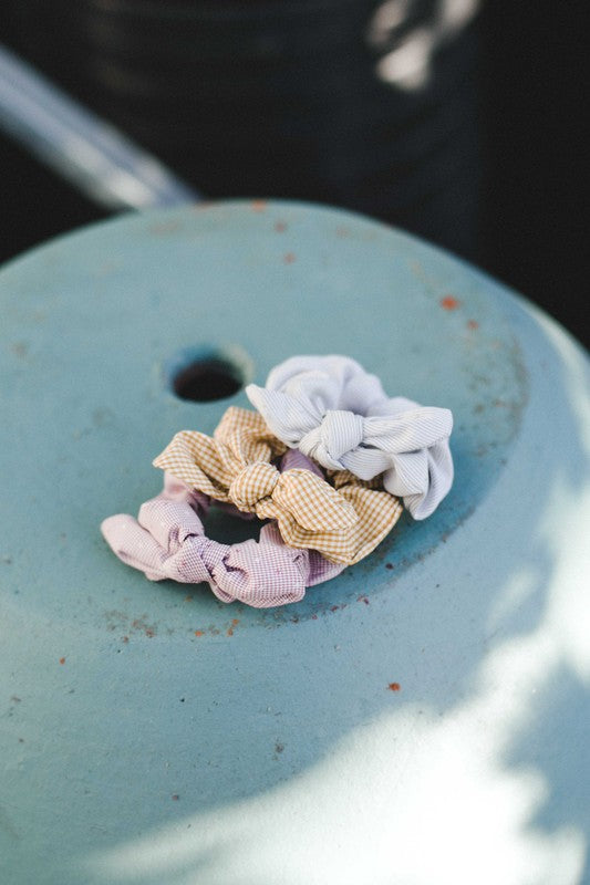 Mini Bow Scrunchie