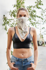 Orchid Flower Bandana / Face Covering