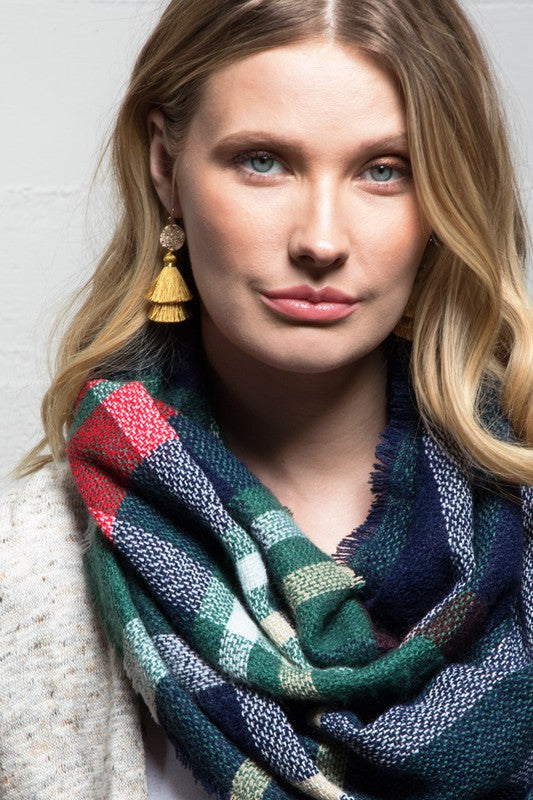 Everyday Plaid Infinity Scarf
