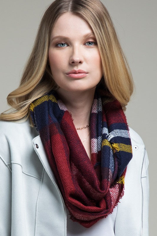Everyday Plaid Infinity Scarf