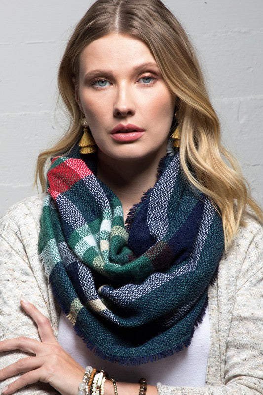 Everyday Plaid Infinity Scarf