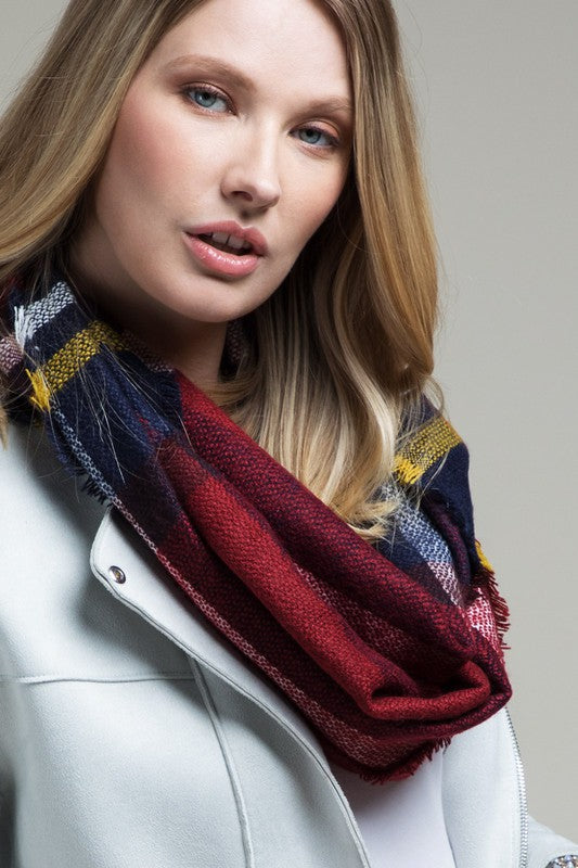 Everyday Plaid Infinity Scarf