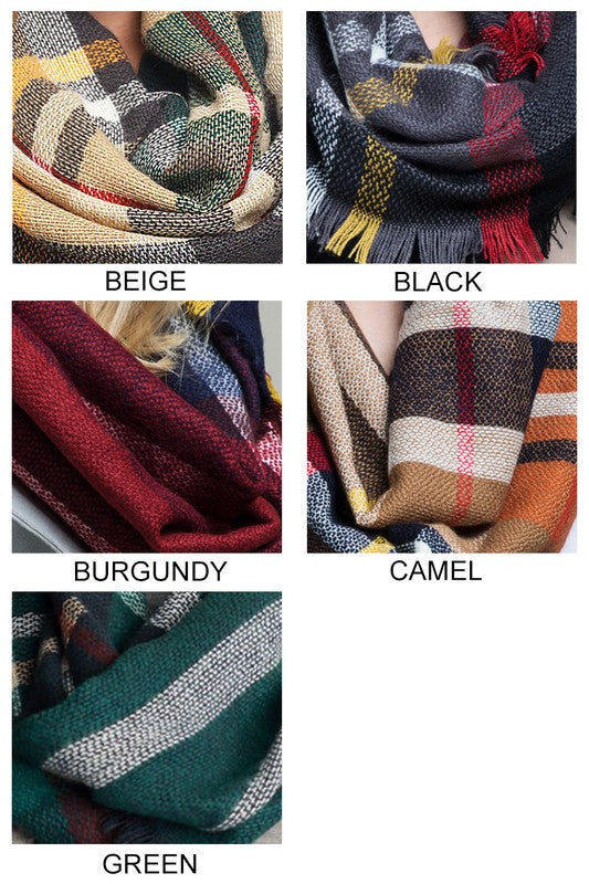 Everyday Plaid Infinity Scarf