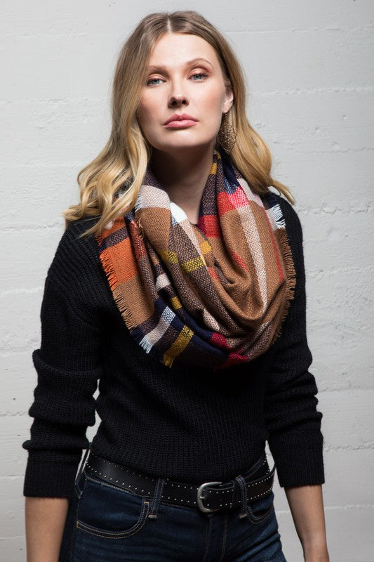 Everyday Plaid Infinity Scarf