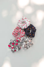 Heart Print Scrunchie