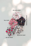 Heart Print Scrunchie