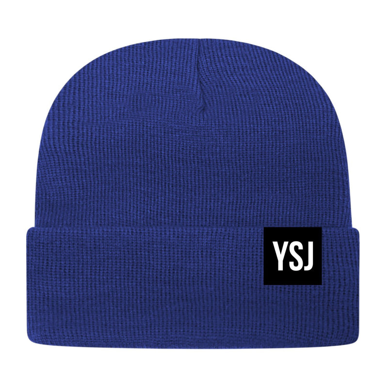 YSJ Woven Label Cuff Beanie (12 Colors!)