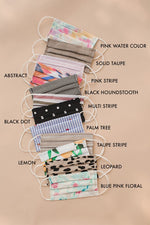 Youth (ages 6 - 8) Patterned Face Mask