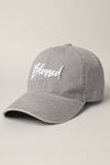 "Blessed" 3D Embroidery Baseball Cap (6 Colors!)