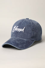 "Blessed" 3D Embroidery Baseball Cap (6 Colors!)