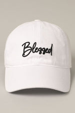 "Blessed" 3D Embroidery Baseball Cap (6 Colors!)