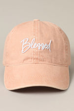 "Blessed" 3D Embroidery Baseball Cap (6 Colors!)
