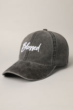 "Blessed" 3D Embroidery Baseball Cap (6 Colors!)