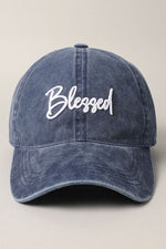 "Blessed" 3D Embroidery Baseball Cap (6 Colors!)