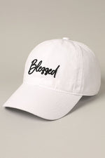 "Blessed" 3D Embroidery Baseball Cap (6 Colors!)