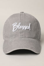 "Blessed" 3D Embroidery Baseball Cap (6 Colors!)