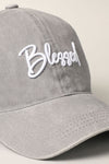 "Blessed" 3D Embroidery Baseball Cap (6 Colors!)