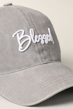"Blessed" 3D Embroidery Baseball Cap (6 Colors!)