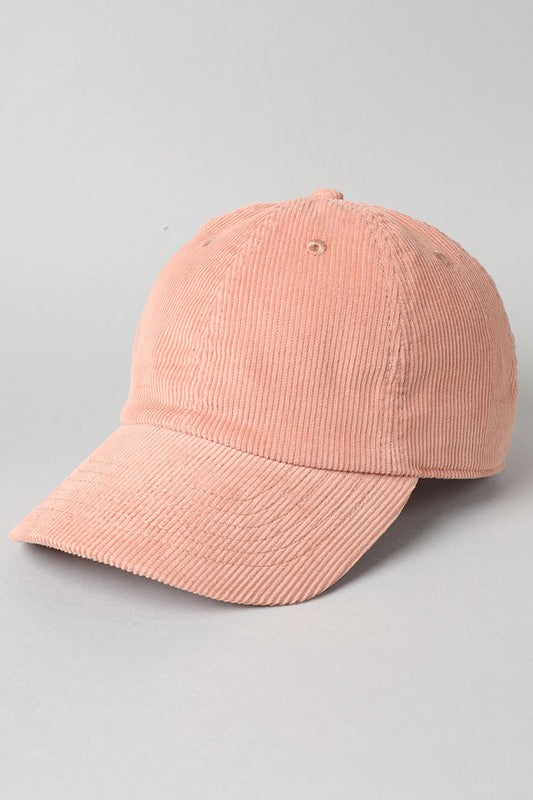 Corduroy Adjustable Baseball Hat (7 More Colors!)