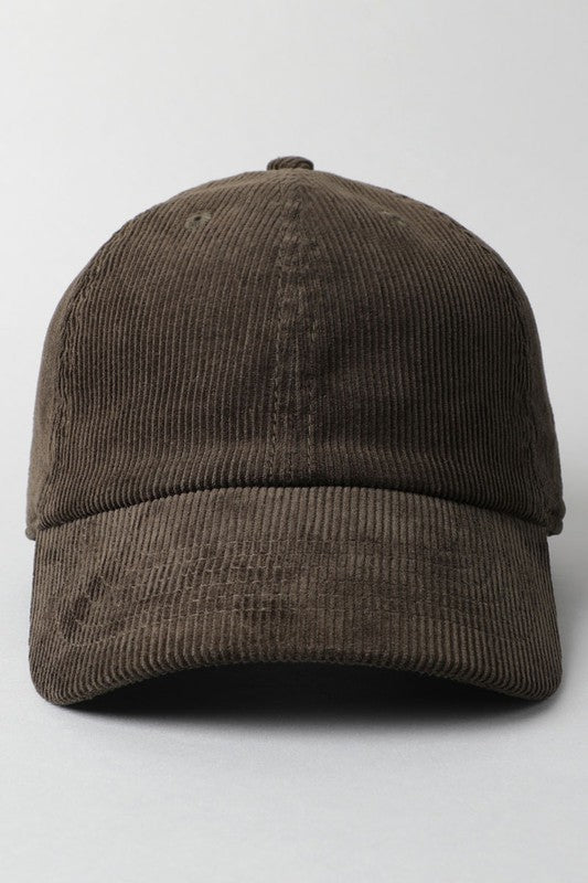 Corduroy Adjustable Baseball Hat (7 More Colors!)