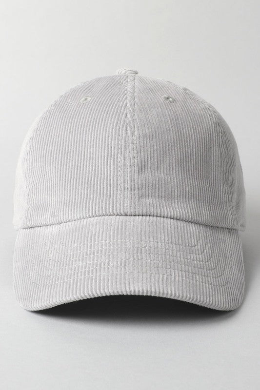 Corduroy Adjustable Baseball Hat (7 More Colors!)
