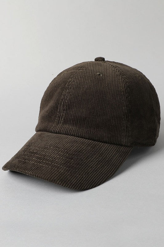 Corduroy Adjustable Baseball Hat (7 More Colors!)