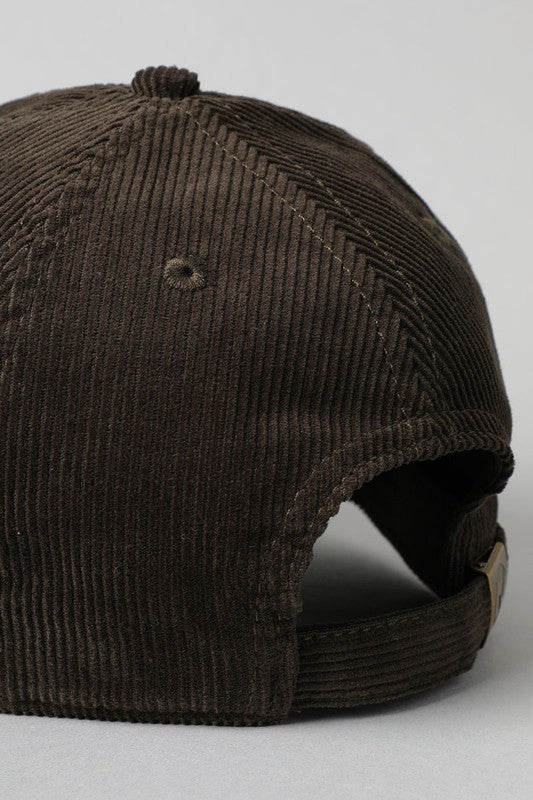 Corduroy Adjustable Baseball Hat (7 More Colors!)