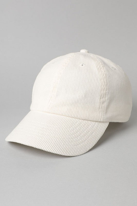 Corduroy Adjustable Baseball Hat (7 More Colors!)