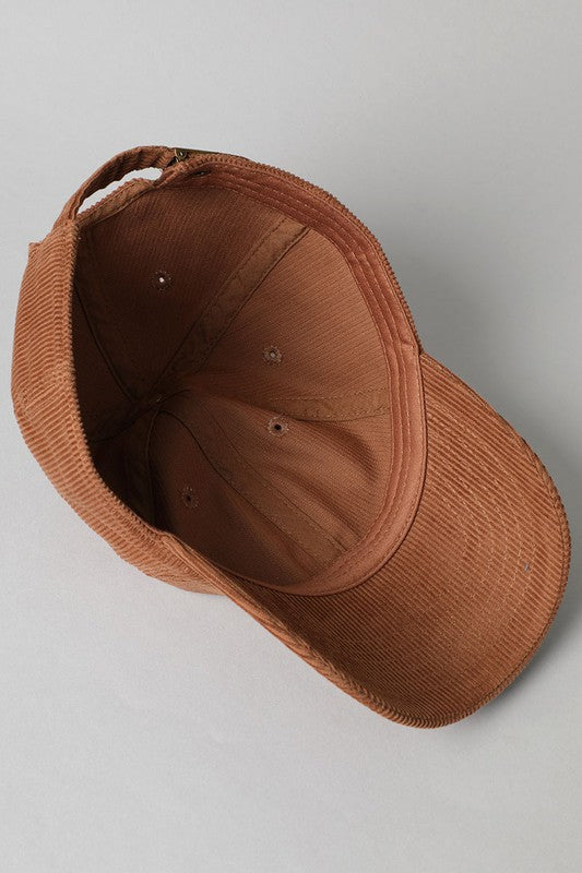 Corduroy Adjustable Baseball Hat (7 More Colors!)