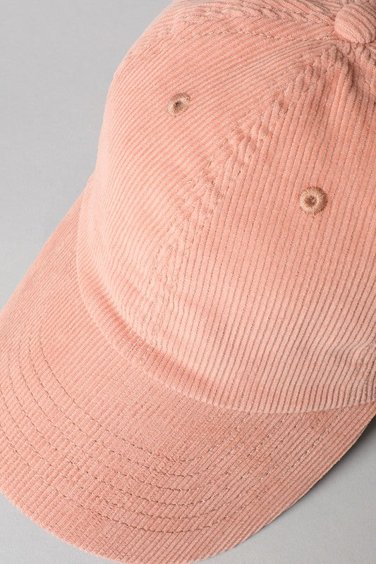 Corduroy Adjustable Baseball Hat (7 More Colors!)