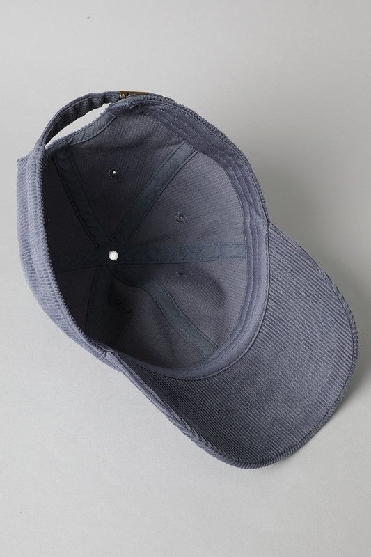 Corduroy Adjustable Baseball Hat (7 More Colors!)