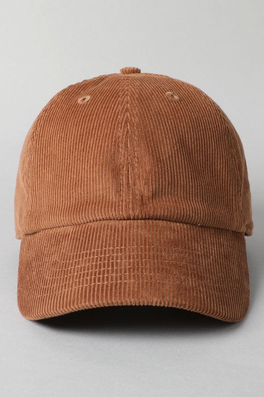 Corduroy Adjustable Baseball Hat (7 More Colors!)