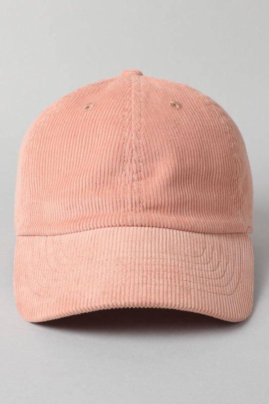 Corduroy Adjustable Baseball Hat (7 More Colors!)