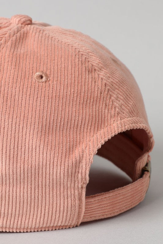 Corduroy Adjustable Baseball Hat (7 More Colors!)