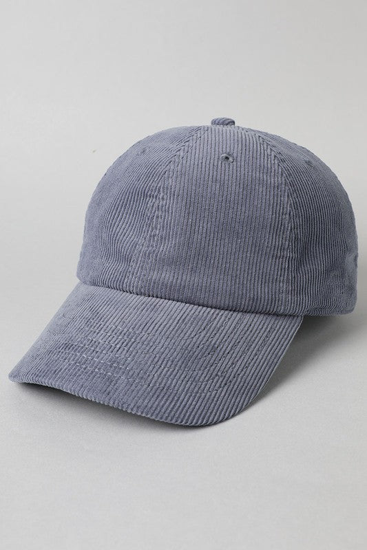 Corduroy Adjustable Baseball Hat (7 More Colors!)