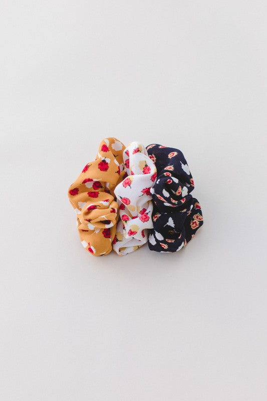 Floral Scrunchie