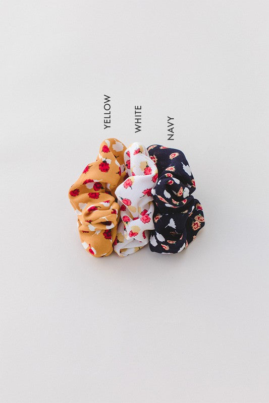 Floral Scrunchie