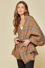 Double Sided Plaid Scarf