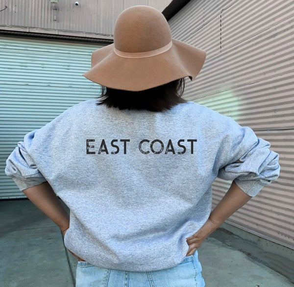 "East Coast" Unisex Pullover (Grey)