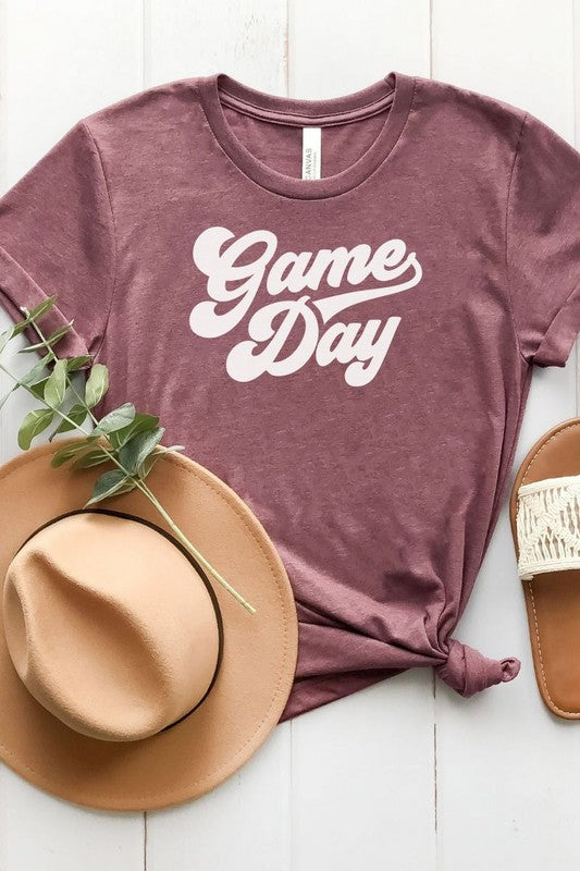 "Game Day" Unisex T-Shirt (Heather Maroon)