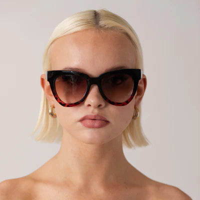 Shady Lady || Hayley Sunglasses || Black & Leopard